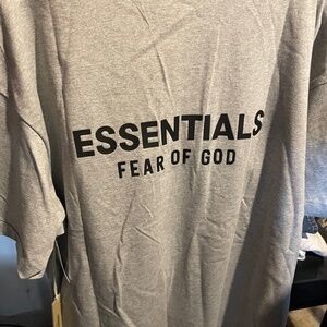 Fear Of God Essentials spring summer 2025 heather grey crew neck